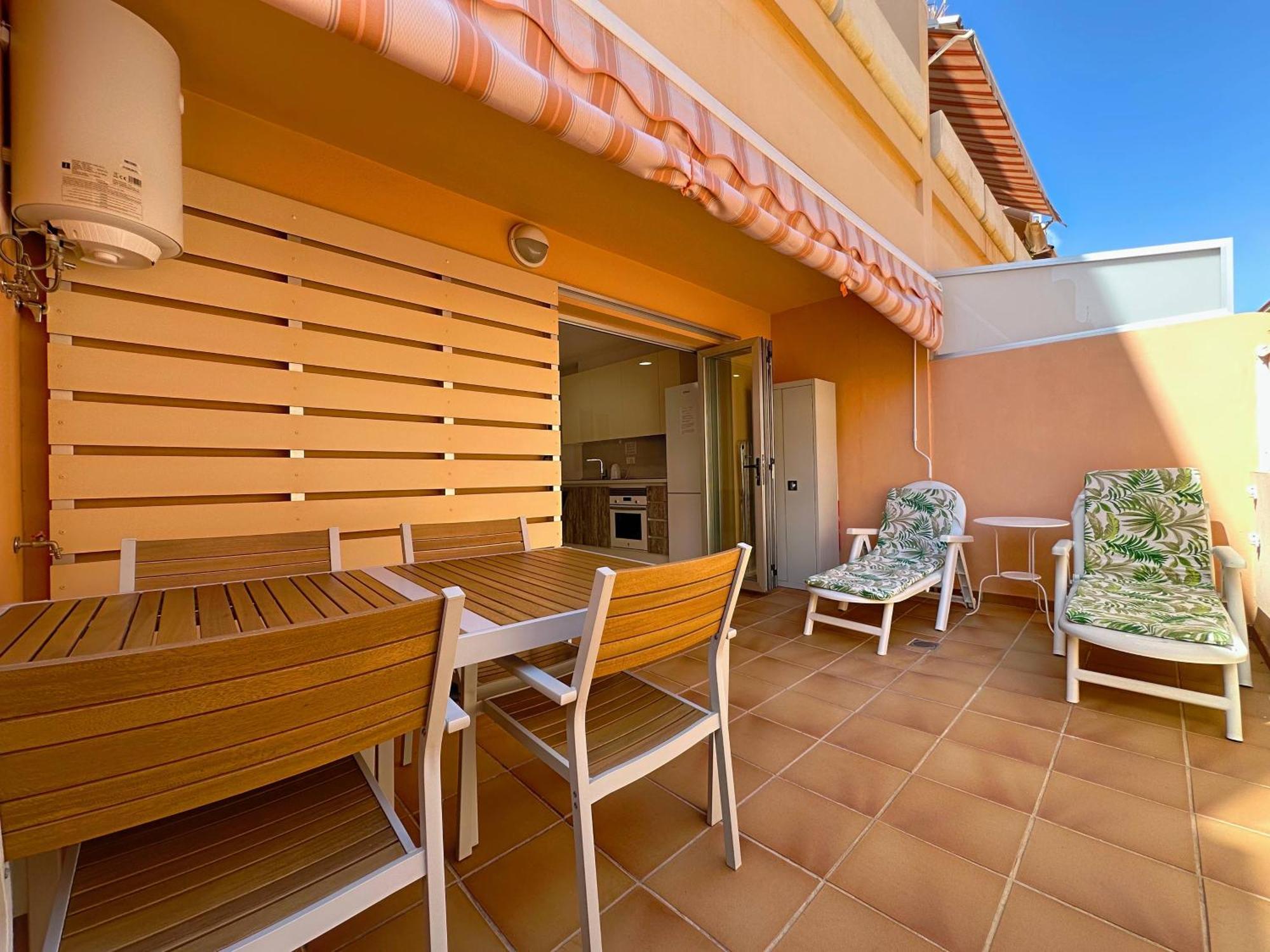 Los Cristianos Piscina Y Terraza Екстериор снимка